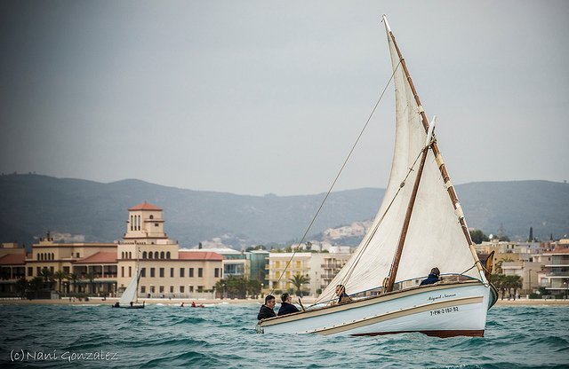 Imatge del Miquel Nansa, de Cambrils, durant la II Trobada l'any 2012