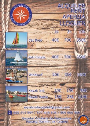 Escola de vela: calentant motors