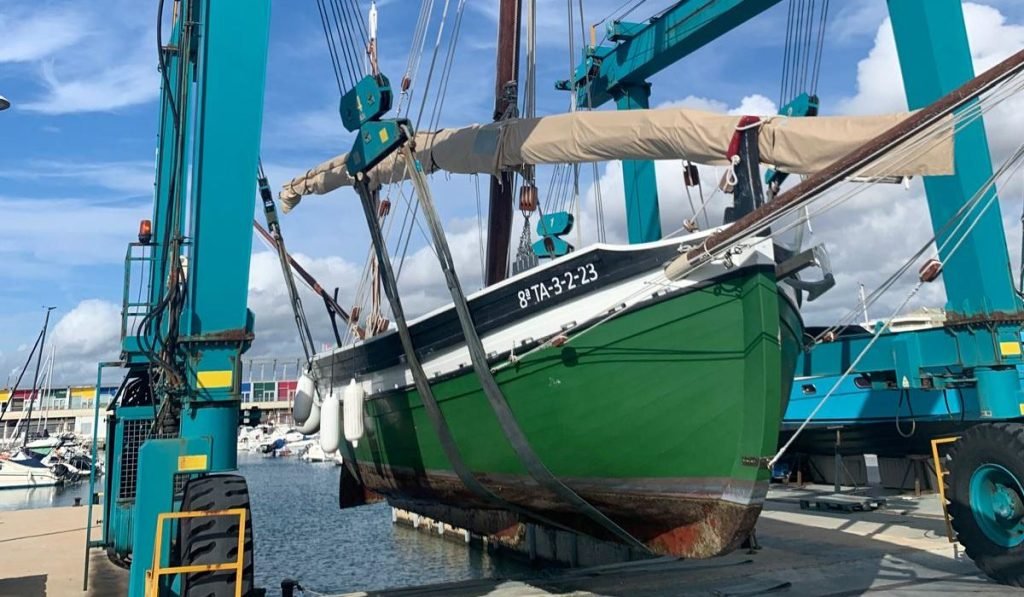 Neteja de l'obra viva a la Francisca