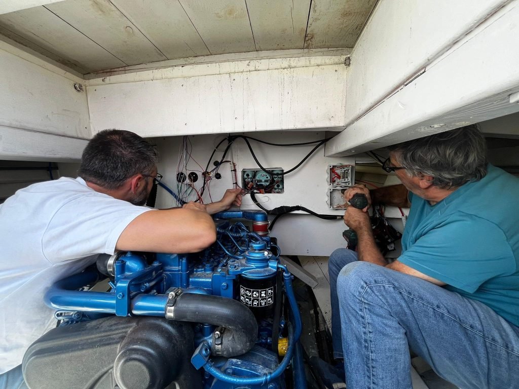 Treballs de posta a punta per a la inspecció