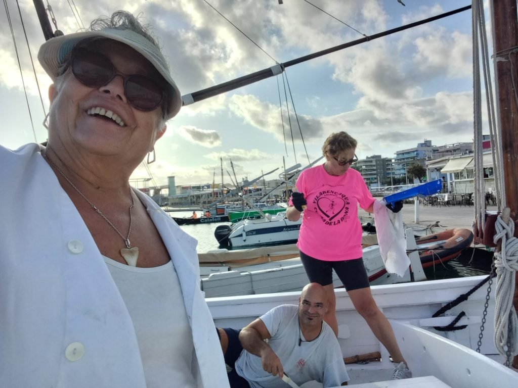 Pintem obra morta i coberta de la Francisca