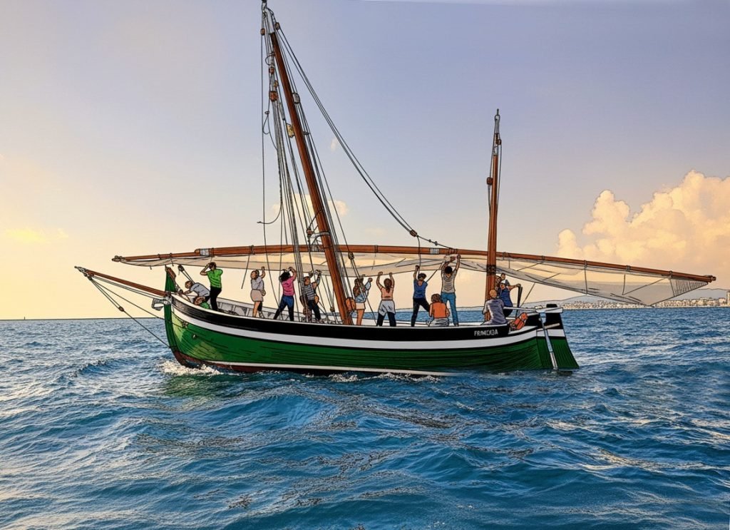 Èxit de la I Trobada de Dones Navegants - Vela Llatina en Femení